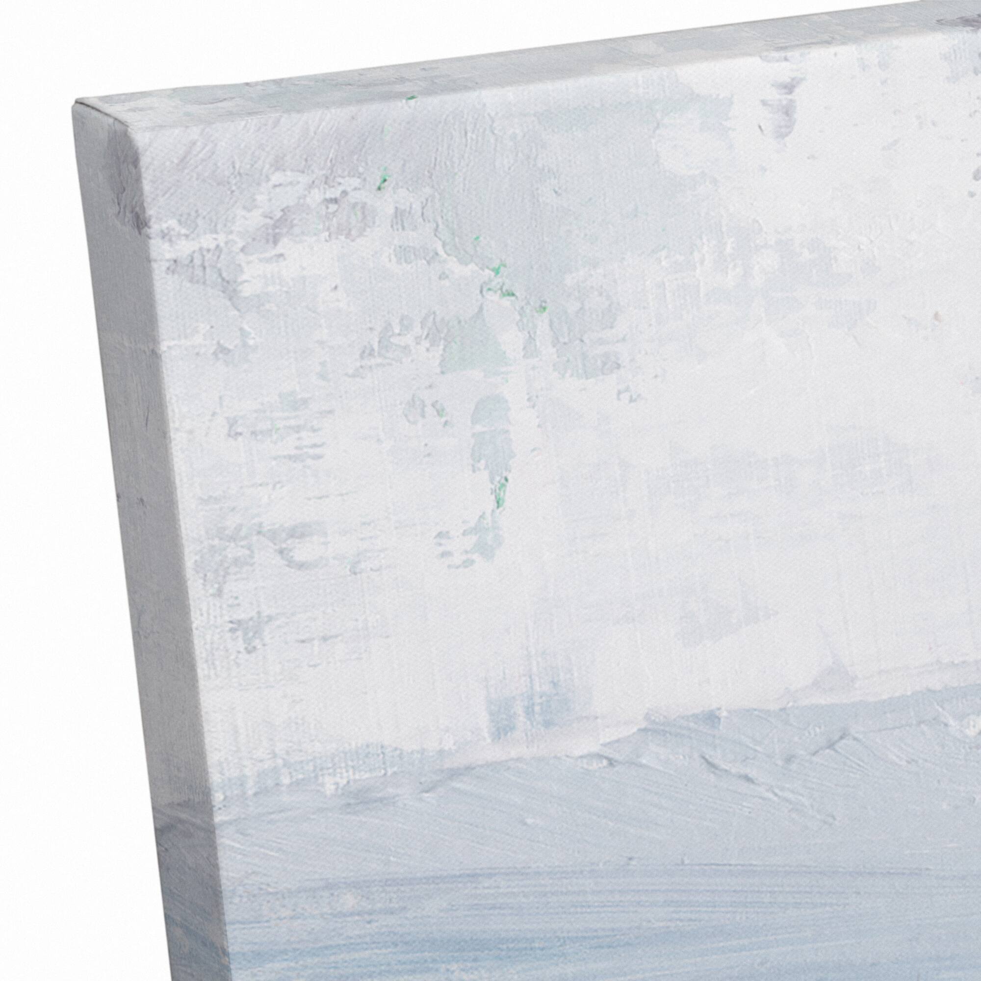 Painted Mountainscape 36" x 24" Canvas Wall Art
